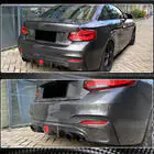 BMW 2. sērija F22/F23 2014–2021 Aizmugurējā bampera difuzors V2 (F22/F23 M-Sport, karbonšķiedra) foto 4