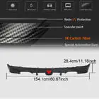 BMW 2. sērija F22/F23 2014–2021 Aizmugurējā bampera difuzors V2 (F22/F23 M-Sport, karbonšķiedra) foto 6
