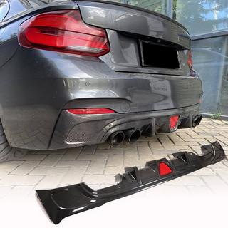 Aizmugurējā bampera difuzors V2 (F22/F23 M-Sport, karbonšķiedra) BMW 2. sērija F22/F23 2014–2021 foto 1