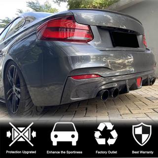 Aizmugurējā bampera difuzors V2 (F22/F23 M-Sport, karbonšķiedra) BMW 2. sērija F22/F23 2014–2021 foto 3
