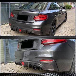 Aizmugurējā bampera difuzors V2 (F22/F23 M-Sport, karbonšķiedra) BMW 2. sērija F22/F23 2014–2021 foto 4