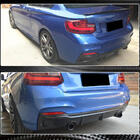 BMW 2. sērija F22/F23 2014–2021 Aizmugurējā bampera difuzors V3 (F22/F23 M-Sport, oglekļa šķiedra) foto 3
