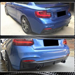 Aizmugurējā bampera difuzors V3 (F22/F23 M-Sport, oglekļa šķiedra) BMW 2. sērija F22/F23 2014–2021 foto 3