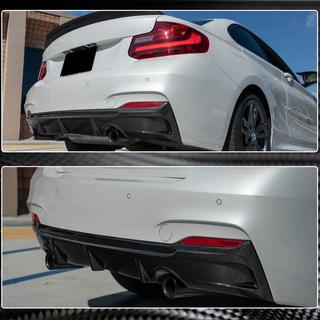 Aizmugurējā bampera difuzors V3 (F22/F23 M-Sport, oglekļa šķiedra) BMW 2. sērija F22/F23 2014–2021 foto 4