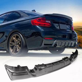 Aizmugurējā bufera difuzors V4 (F22/F23 M-Sport, karbons) BMW 2. sērija F22/F23 2014–2021 foto 1