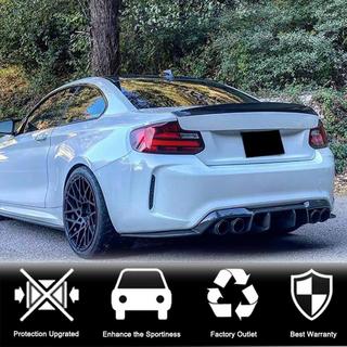 Aizmugurējā bampera difuzors V2 (F87 M2/M2C, oglekļa šķiedra) BMW 2. sērija F22/F23 2014–2021 foto 2