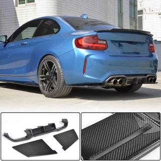 Aizmugurējā bampera difuzors V3 (F87 M2/M2C, oglekļa šķiedra) BMW 2. sērija F22/F23 2014–2021 foto 1