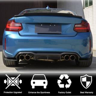 Aizmugurējā bampera difuzors V3 (F87 M2/M2C, oglekļa šķiedra) BMW 2. sērija F22/F23 2014–2021 foto 2