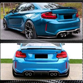 Aizmugurējā bampera difuzors V3 (F87 M2/M2C, oglekļa šķiedra) BMW 2. sērija F22/F23 2014–2021 foto 4