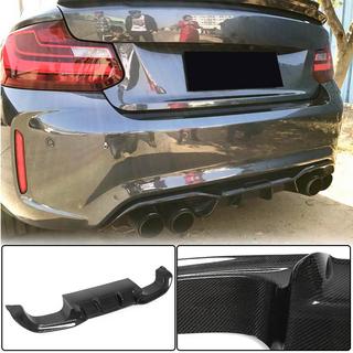 Aizmugurējā bampera difuzors V4 (F87 M2/M2С, oglekļa šķiedra) BMW 2. sērija F22/F23 2014–2021 foto 1