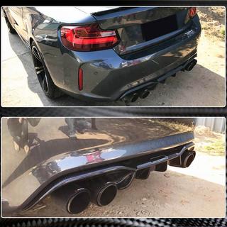 Aizmugurējā bampera difuzors V4 (F87 M2/M2С, oglekļa šķiedra) BMW 2. sērija F22/F23 2014–2021 foto 3