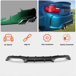 Aizmugurējā bampera difuzors V6 (F87 M2/M2С, oglekļa šķiedra) BMW 2. sērija F22/F23 2014–2021 foto 2