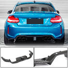 BMW 2. sērija F22/F23 2014–2021 V7 aizmugurējā bufera difuzors (F87 M2/M2C, oglekļa šķiedra) foto 1