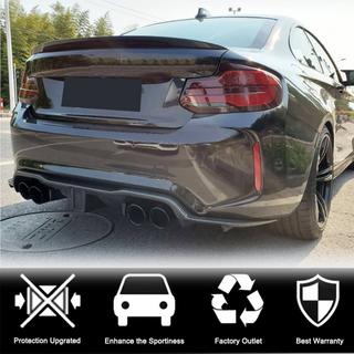 V7 aizmugurējā bufera difuzors (F87 M2/M2C, oglekļa šķiedra) BMW 2. sērija F22/F23 2014–2021 foto 2