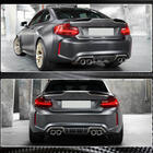 BMW 2. sērija F22/F23 2014–2021 Aizmugurējā bufera difuzors V5 (F87 M2/M2C, oglekļa šķiedra) foto 5