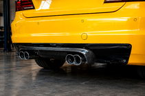 BMW 3. sērija E46 1998–2006 Aizmugurējā bampera difuzors V2 (M3, karbons) foto 5