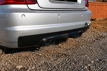 BMW 3. sērija E46 1998–2006 Aizmugurējā bampera difuzors V2 (M3, karbons) foto 4