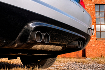 BMW 3. sērija E46 1998–2006 Aizmugurējā bampera difuzors V2 (M3, karbons) foto 7