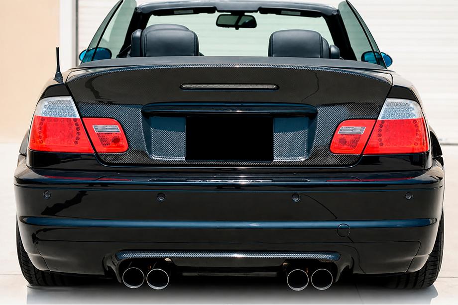 BMW 3. sērija E46 1998–2006 Aizmugurējā bampera difuzors V2 (M3, karbons) Image