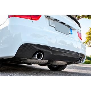 Aizmugurējā bampera difuzors V3 (E90 M-Sport, oglekļa šķiedra) BMW 3. sērija E90/E91 2005–2011 foto 1