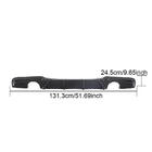 BMW 3. sērija E90/E91 2005–2011 Aizmugurējā bampera difuzors FRP V4 (E90 M Sport) foto 7