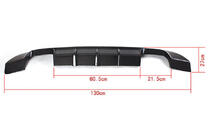 BMW 3. sērija E92/E93 2006–2013 Aizmugurējā bampera difuzors V1 (M-Sport, oglekļa šķiedra) foto 5