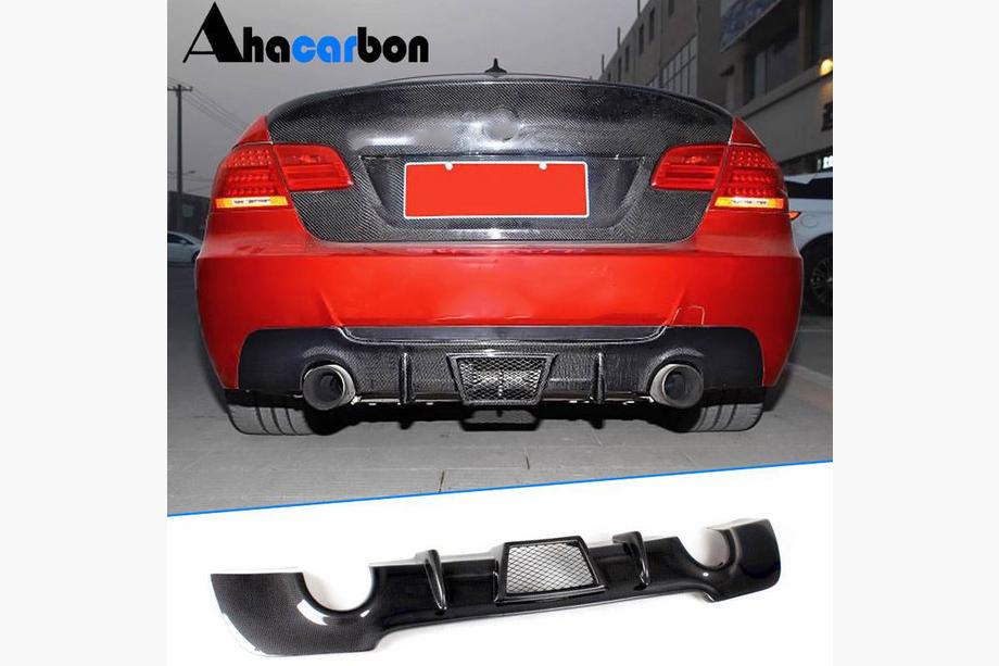 BMW 3. sērija E92/E93 2006–2013 Aizmugurējā bampera difuzors (M-Sport, oglekļa šķiedra) Image