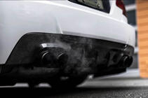 BMW 3. sērija E92/E93 2006–2013 Aizmugurējā bampera difuzors V2 (M-Sport, oglekļa šķiedra) foto 3