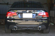 BMW 3. sērija E92/E93 2006–2013 Aizmugurējā bampera difuzors V2 (M-Sport, oglekļa šķiedra) foto 4