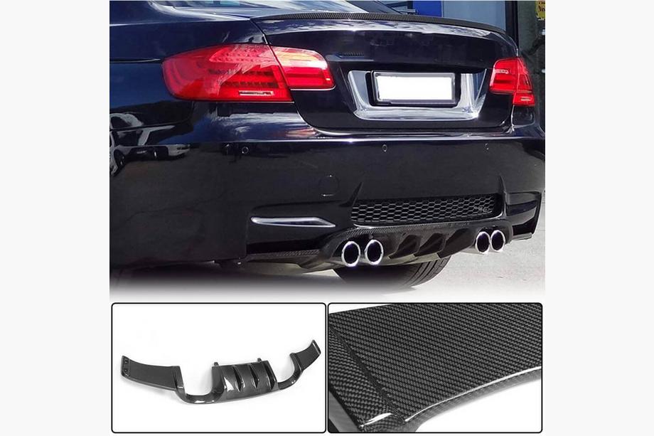 BMW 3. sērija E92/E93 2006–2013 Aizmugurējā bufera difuzors Hamann-Style (M3, oglekļa šķiedra) Image