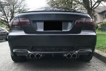 BMW 3. sērija E92/E93 2006–2013 Aizmugurējā bampera difuzors V-Style (M3, oglekļa šķiedra) foto 3