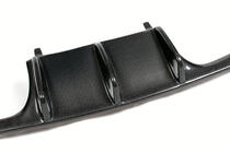 BMW 3. sērija E92/E93 2006–2013 Aizmugurējā bampera difuzors V-Style (M3, oglekļa šķiedra) foto 7