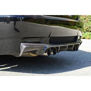 Aizmugurējā bampera difuzors V-Style (M3, oglekļa šķiedra) BMW 3. sērija E92/E93 2006–2013 foto 2