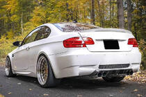 BMW 3. sērija E92/E93 2006–2013 Aizmugurējā bampera difuzors H2-Style (M3, oglekļa šķiedra) foto 3
