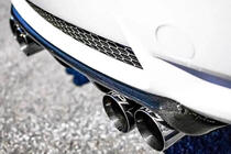 BMW 3. sērija E92/E93 2006–2013 Aizmugurējā bampera difuzors H2-Style (M3, oglekļa šķiedra) foto 4