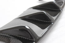 BMW 3. sērija E92/E93 2006–2013 Aizmugurējā bampera difuzors H2-Style (M3, oglekļa šķiedra) foto 8