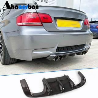 Aizmugurējā bampera difuzors H2-Style (M3, oglekļa šķiedra) BMW 3. sērija E92/E93 2006–2013 foto 1