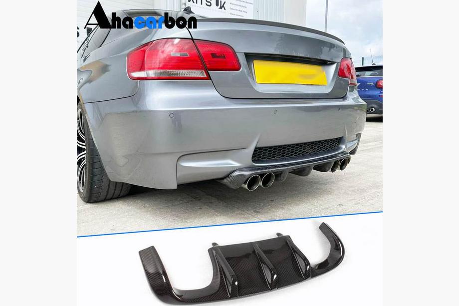 BMW 3. sērija E92/E93 2006–2013 Aizmugurējā bampera difuzors H2-Style (M3, oglekļa šķiedra) Image