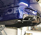 BMW 3. sērija E92/E93 2006–2013 Aizmugurējā bampera difuzors V6 (M3, karbons) foto 2