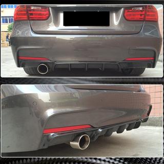 Aizmugurējā bampera difuzors V3 (F30 M-Sport, oglekļa šķiedra) BMW 3. sērija F30/F31 2012–2019 foto 2