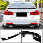 BMW 3. sērija F30/F31 2012–2019 V4 aizmugurējā bampera difuzors (F30 M-Sport, oglekļa šķiedras) foto 2