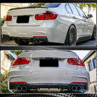 BMW 3. sērija F30/F31 2012–2019 V4 aizmugurējā bampera difuzors (F30 M-Sport, oglekļa šķiedras) foto 5
