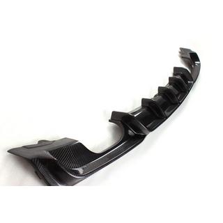 V4 aizmugurējā bampera difuzors (F30 M-Sport, oglekļa šķiedras) BMW 3. sērija F30/F31 2012–2019 foto 1