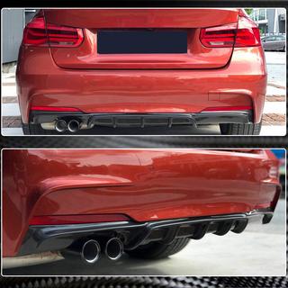 Aizmugurējā bampera difuzors V5 (F30 M-Sport, carbon) BMW 3. sērija F30/F31 2012–2019 foto 3