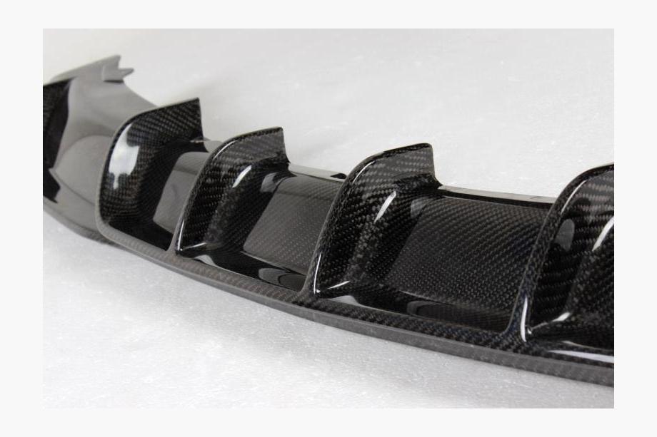 BMW 3. sērija F30/F31 2012–2019 Aizmugurējā bampera difuzors V5 (F30 M-Sport, carbon) Foto 8