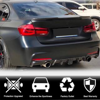 Aizmugurējā bampera difuzors V2 (F30 M-Sport, oglekļa šķiedra) BMW 3. sērija F30/F31 2012–2019 foto 2