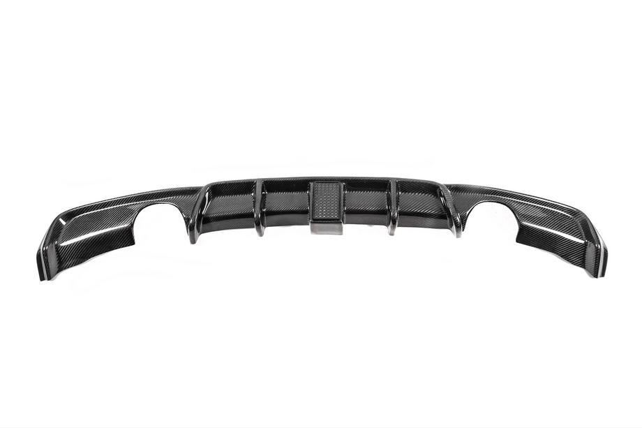 BMW 3. sērija F30/F31 2012–2019 Aizmugurējā bampera difuzors V2 (F30 M-Sport, oglekļa šķiedra) Foto 9