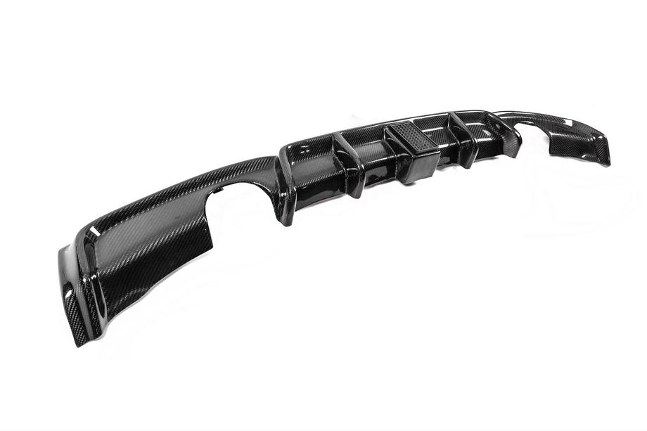 BMW 3. sērija F30/F31 2012–2019 Aizmugurējā bampera difuzors V2 (F30 M-Sport, oglekļa šķiedra) Foto 7