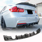 BMW 3. sērija F30/F31 2012–2019 Aizmugurējā bampera difuzors, oglekļa šķiedra V11 (M-Sport) foto 1