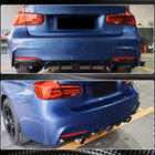 BMW 3. sērija F30/F31 2012–2019 Aizmugurējā bampera difuzors, oglekļa šķiedra V11 (M-Sport) foto 4